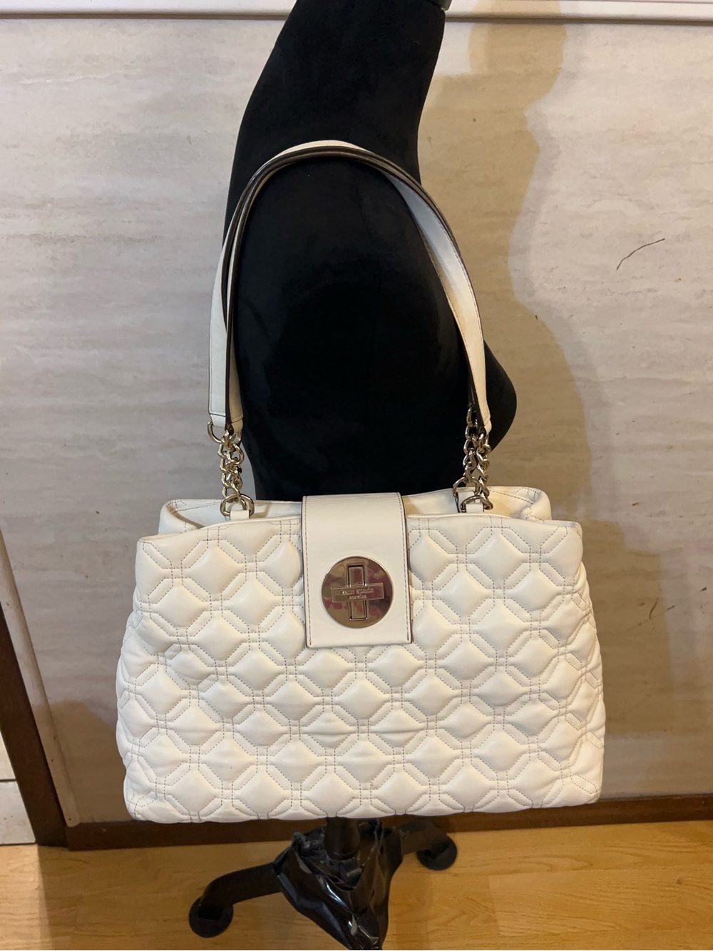 Kate Spade New York Astor Court 'Elena' Quilted Leather Shoulder Bag.